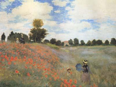 Claude Monet Poppies near Argenteuil (mk06) oil painting image